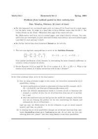 Math 455.1 Homework Set 2: Combinatorics Problems