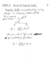 Notes on Sound of Magnetic Field in General Physics with Calculus II | PHY 214S