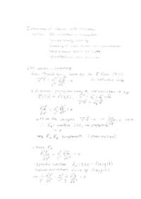 Interaction of the Atoms with the Elements - Handwritten Notes | PHGN 480