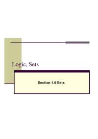 Sets and Set Theory: Definition, Representation, Subsets, and Relations - Prof. Dali Wang