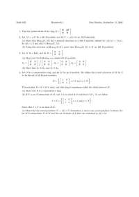 4 Problems on Algebraic Structure l - Assignment 1 | MATH 620