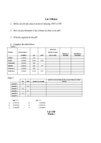 Quiz for Laboratory for General Chemistry | CHEM 1106