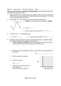 Math 104 Homework 2: Graph Analysis, Function Properties, and Linear Regression