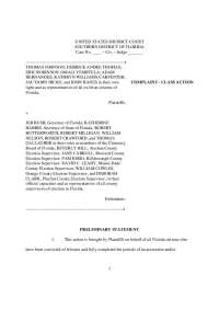 Florida's Permanent Disenfranchisement of Ex-Felons: A Discriminatory Practice