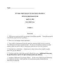 Midterm Exam 2 with Answers - Principles of Macroeconomics | ECO 202 ...