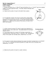 Worksheet 9 Questions on General Physics (Calculus) | PHY 211 - Docsity