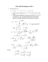 Solutions to Homework 1 for Introduction to Solid State Physics | PHYS ...