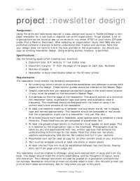 Newsletter Design Project - Introduction to Digital Graphics | VC 114 ...
