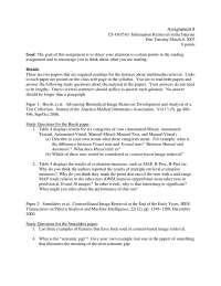 Study Questions on Information Retrieval - Assignment 8 | CS 410 ...
