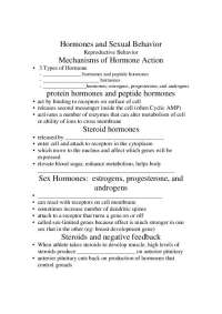 Hormones and Sexual Development: Role in Differentiation and Behavior