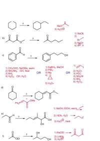 Condensation Reactions - Solved Quiz | CHEM 212