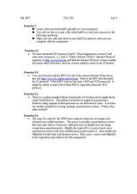 CSci 553 Lab 5 Exercise Solutions - Prof. Derek Harter