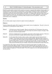 The Importance of Random Sampling in Data Collection
