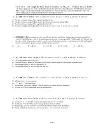 16 Multiple Choice Questions on General Chemistry I - Exam 3 | CHEM ...