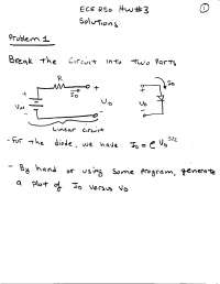 Resolution of Homework 3 on Electronic Device Modeling | ECE 250 - Docsity