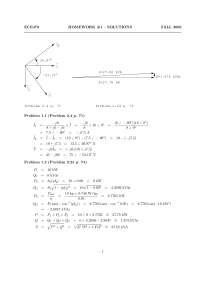 4 Solved Problems on Power System Analysis l - Homework 1 | ECE 473 ...