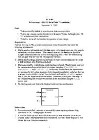 RS-232 Serial Data Transmission - Laboratory 4 | ECE 491