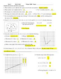 19 Solved Problems on Domain Functions - Exam 1 | MAT 1101 - Docsity