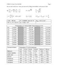 Exam 3 with Answer Key - General Chemistry I | CHEM 1110 - Docsity