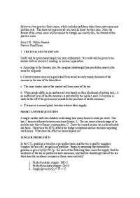 Practice Final Exam for Public Finance | ECON 150