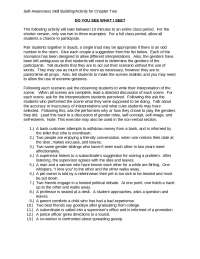 Self-Awareness Skill Building - Class Activity | HCOM 100 - Docsity