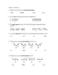 Quiz 3 Questions with Solutions - General Chemistry Science | CHEM 111 ...