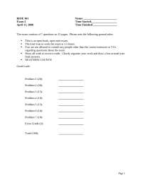 7 Questions of Bioengineering and World Health - Exam 2 | BIOE 301 ...