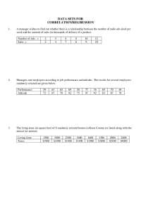 3 Problems on Data Sets with Correlations - Assignment | MATH 1530