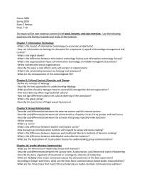 Study Guide Questions on Organizational Communication for Exam | COMM ...