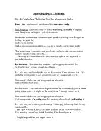 Improving IPRs - Introduction to Human Communication - Notes | HCOM 100 ...