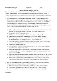 3 Solved Problems on the Random Samples - Midterm Exam | STAT 3502