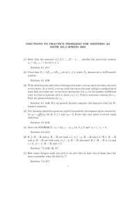 Solutions to Practice Problems for Midterm 2 - Discrete Structures | MATH 455