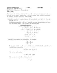 Homework 5 Questions with Solution - Calculus 2 | MATH 211 - Docsity