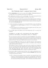 Questions on Introduction to Discrete Structures - Homework Set 5 | MATH 455