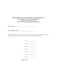 7 Questions in Introduction to Discrete Structure - Final Exam | MATH 455