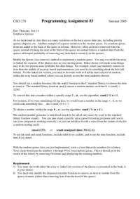 Random Queue Implementation - Programming Assignment CSCI 270