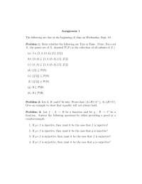 Assignment 1 Practice - Topology | MATH 6342 - Docsity