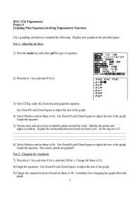 Graphing Polar Equations and Parametric Equations Involving Trigonometric Functions - Prof