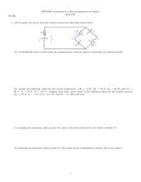 Exam III - Physics II-Electromagnetism and Optics | PHGN 200 - Docsity