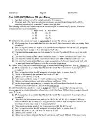 Statistical Analysis of Mayfly Head Width Measurements