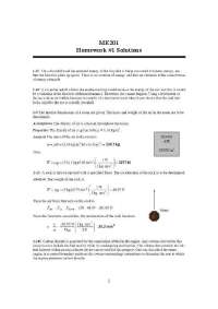 Thermodynamics - Solved Homework 1 | ME 201
