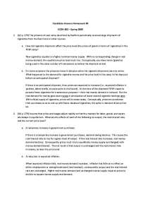 Assignment 8 with Solutions - Intermediate Macroeconomics Analysis | ECON 402