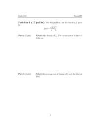Math 153 Exam IIB Problems and Solutions
