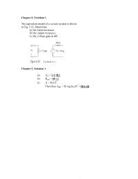 Introduction to Electrical Circuit Analysis - Homework 5 Answers | ENGR ...