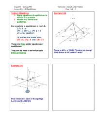 Lecture Slides on 3-D Equilibrium - Engineering Statics | ENGR 210 ...