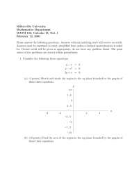 8 Sample Problems for Past Test 1 - Calculus II | MATH 211 - Docsity