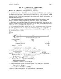 Final Exam Solutions - Digital Integrated Circuits | ECE 4420 - Docsity