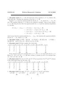Introduction to Advanced Mathematics - Homework 4 with Resolution ...