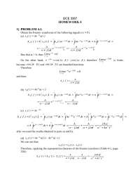 5 Solved Problems on Electrical Engineering Analysis - Assignment 4 ...