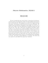 Midterm Exam Problems on Discrete Mathematics | MATH 3336 - Docsity